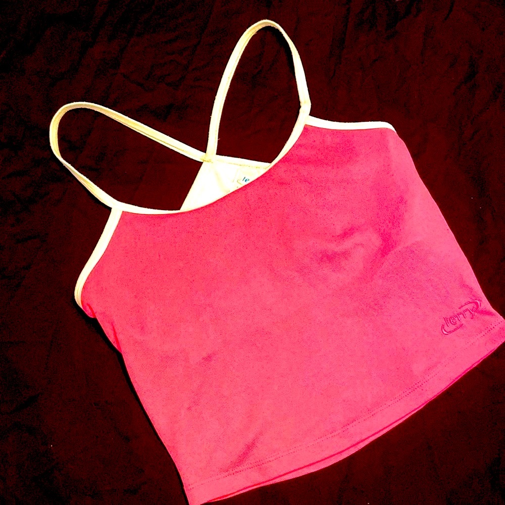 80s Exercise Top Sports Bra Terry Brand great for yoga